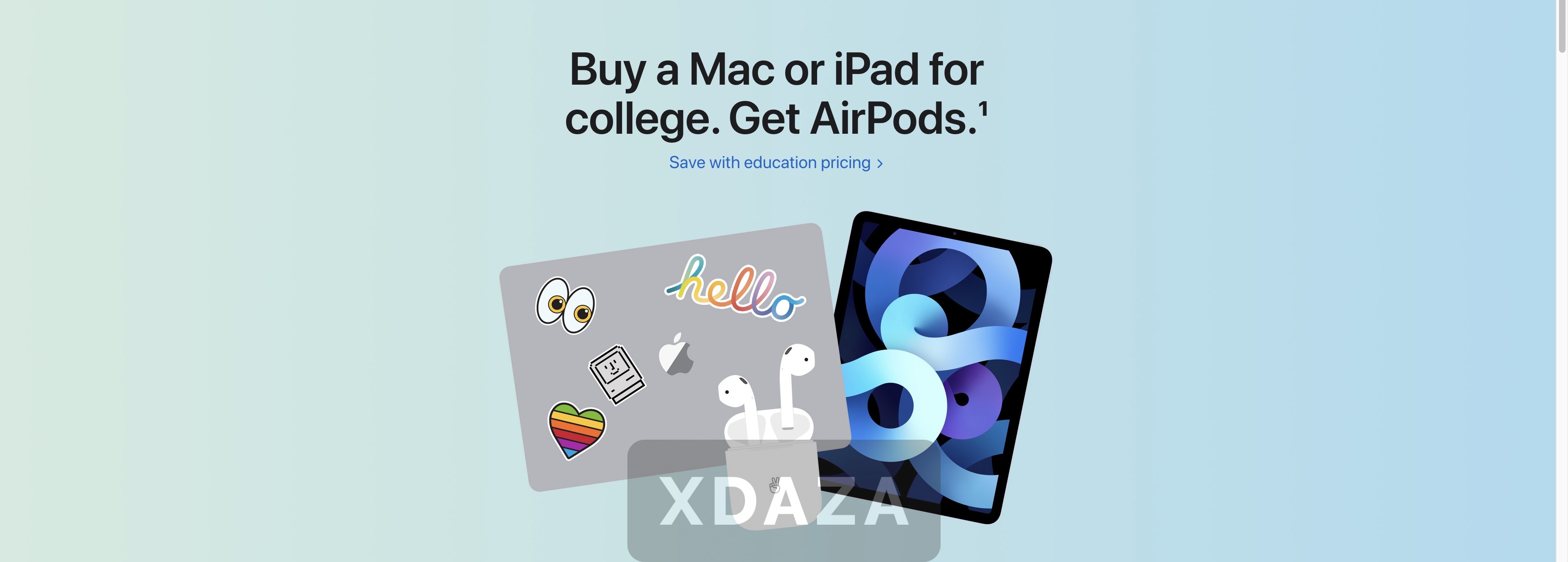 苹果2021年教育优惠政策确认！购买Mac和iPad均可获免费获得AirPods2代
