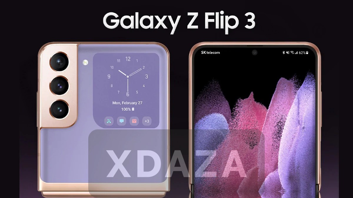 小姐姐专属手机：三星全新折叠手机Galaxy Z Flip 3将采用3.8mm超窄边框设计，预计8月发布